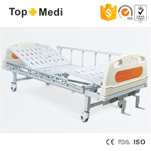 Topmedi Hospital Furniture Manual Two Function Steel Hospital Bed